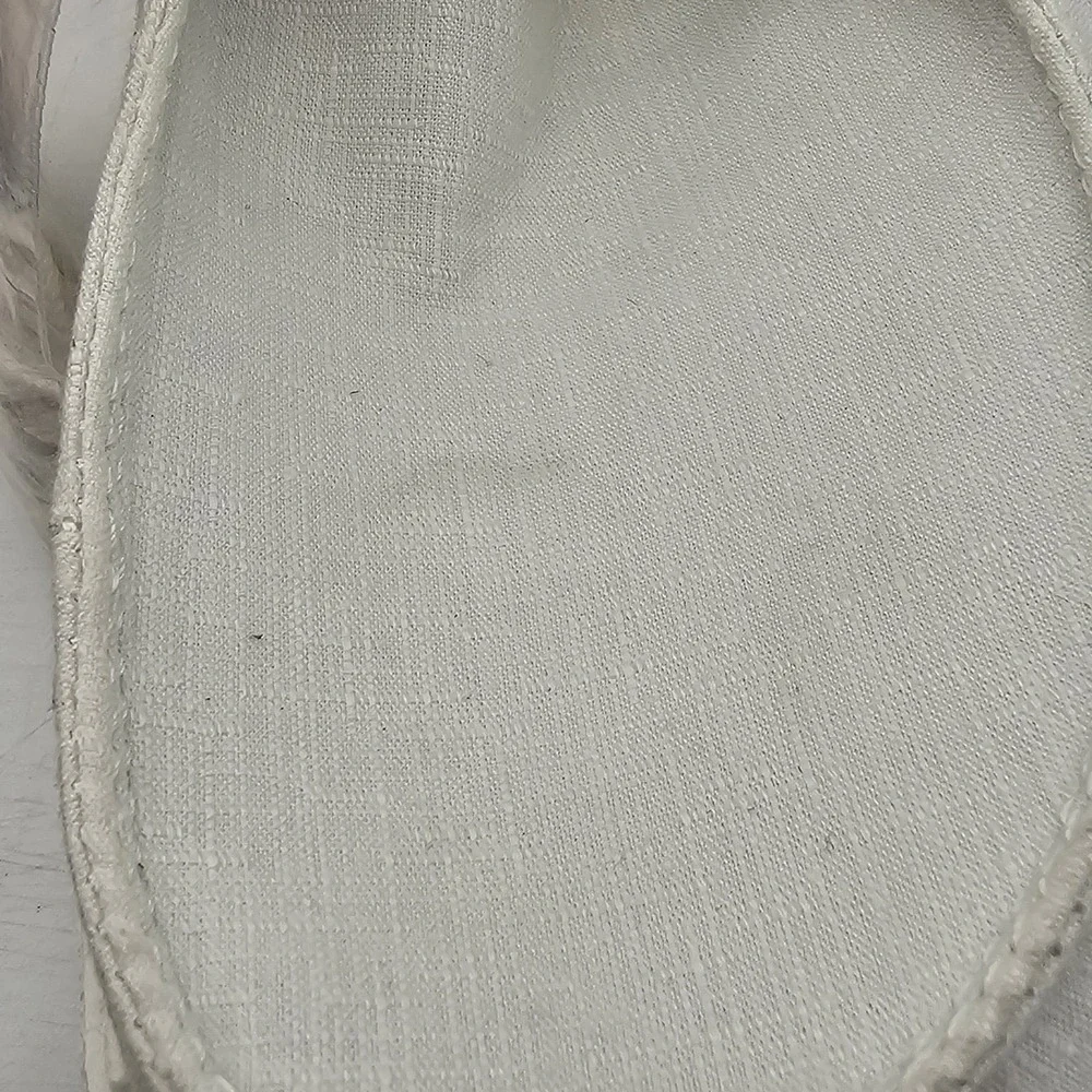 Hey Dude Wendy Chambray White Slip on Shoes Casual Women Size 10